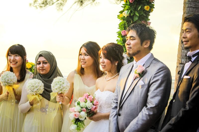 malaysia garden wedding
