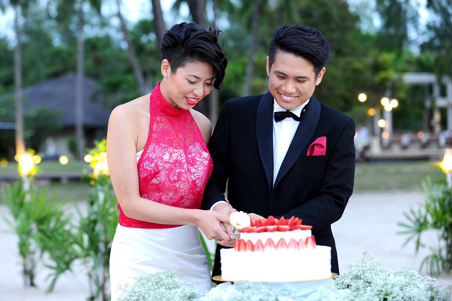 malaysia wedding langkawi beach wedding wedding cake
